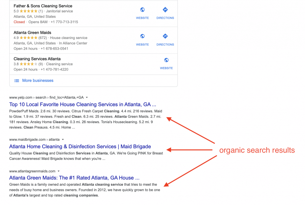 Google online keyword service